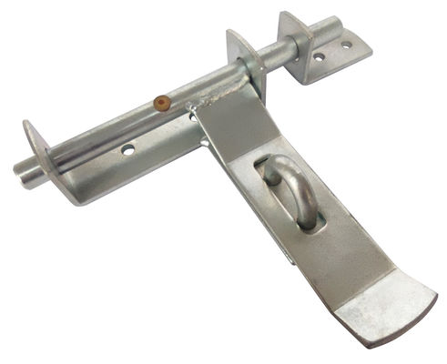 Verrou résistant de serrure de boulon de baril de boulon de porte coulissante de Chrome avec le trou de cadenas 8 pouces