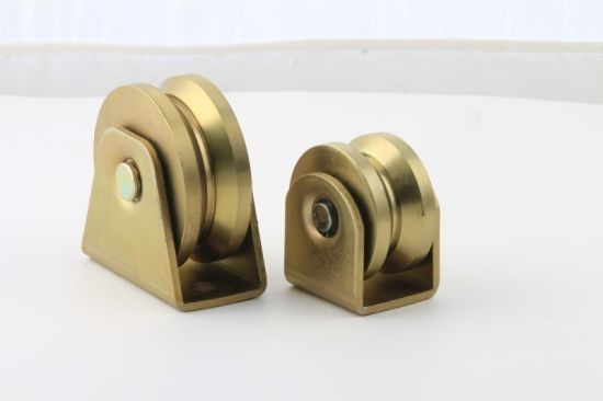 cannelure résistante des incidences Y de roue de porte de glissement de 43mm 58mm 60mm double externe
