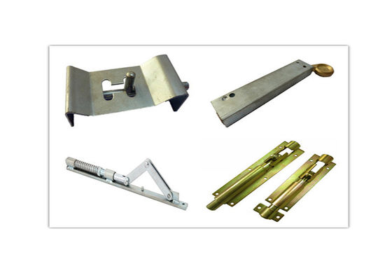 Argent en acier de zinc de baril de boulon en verre en aluminium de porte coulissante avec plaqué