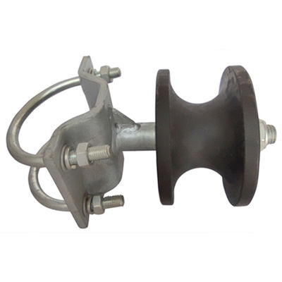 6&quot; courrier X 2&quot; de place roues en porte-à-faux en nylon de rouleaux de porte pour les portes carrées de maillon de chaîne de tuyau
