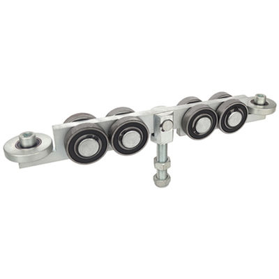 Rouleaux de porte accrochants de camion interne 10 roues en porte-à-faux JNK de guide de portes de roues