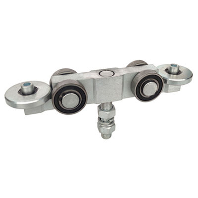 acier usiné par 52mm accrochant de roues des rouleaux de voie de porte 10 soutenant le zinc blanc