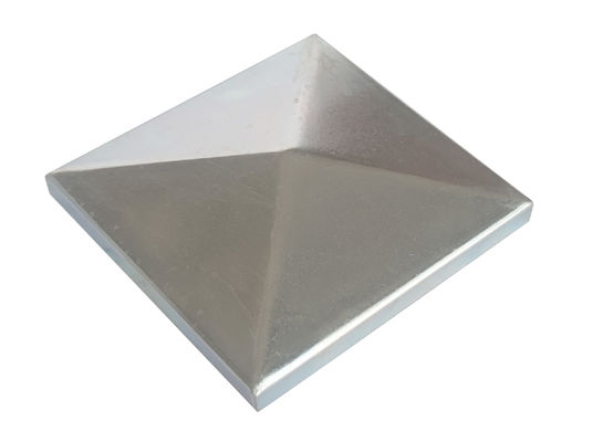combinaison en acier blanche de pyramide de Post Caps Galvanized de 2 x 2 barrières de 40x40 3 5/8 X 3 5/8