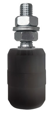 4 roues en nylon de rouleaux de porte pour le dispositif matériel 43mm de porte coulissante