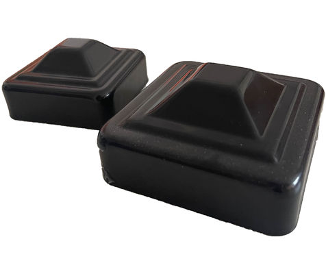 la barrière galvanisée Post Caps 6x6 4x4 de 2 3/8&quot; 2 1/2 » saupoudrent les soudures enduites à l'intérieur de l'étape dehors 4