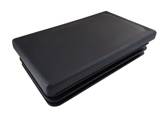 40x75mm 3&quot; enfoncer en plastique plat galvanisé de Rhs de chapeau carré en acier de courrier le tube d'insertion