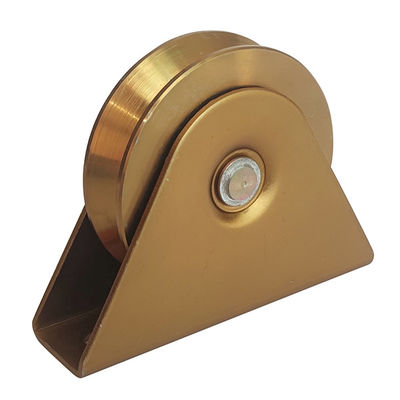 la parenthèse résistante de roue de porte de glissement de 2,95&quot; de 75mm a inclus l'incidence simple de la cannelure V