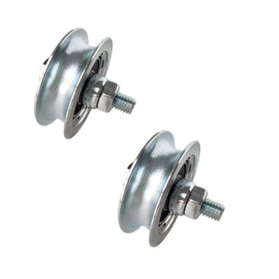 Roue en aluminium de fenêtre de glissement de cannelure d'U avec l'incidence simple pour le bureau