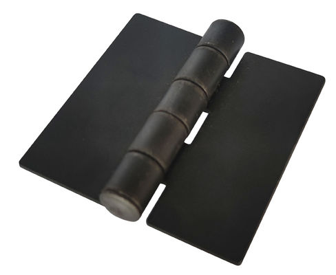 4&quot; X 4&quot; paires résistantes en acier soudables de papillon de porte de matériel noir de charnière