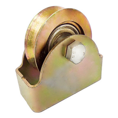 le placement Y de roue de porte de glissement de 80mm cannellent l'incidence simple avec la boîte ronde extérieure de soutien