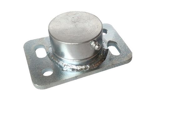acier résistant d'oscillation de ferme de 40mm de porte de matériel inférieur de charnière avec la rotation de plat de barre ronde