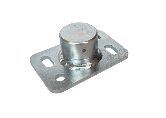 acier résistant d'oscillation de ferme de 40mm de porte de matériel inférieur de charnière avec la rotation de plat de barre ronde
