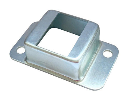 6&quot; 3&quot; poteau galvanisé couvre le plat en acier de poteau de support d'épaisseur de 6x6 4x4 2x4 1.5mm