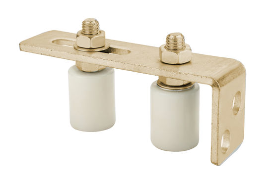 L Post Sliding Gate Guide Bracket 1.18 Inches Roller Slide Gate Guide Bracket Plate