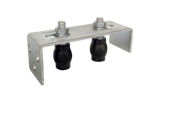 Parenthèse en nylon de rouleau de guide de 2 rouleaux pour la porte de glissement