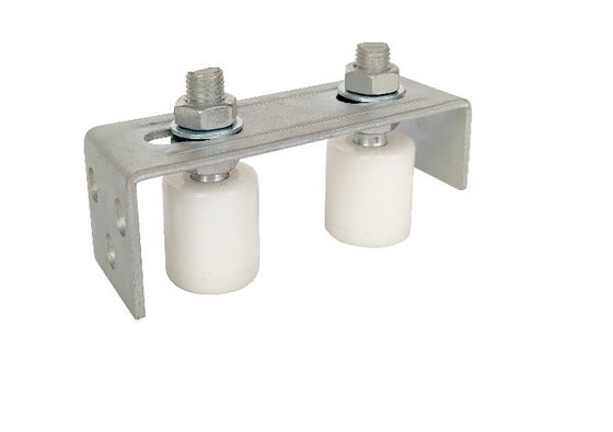 Parenthèse en nylon de rouleau de guide de 2 rouleaux pour la porte de glissement