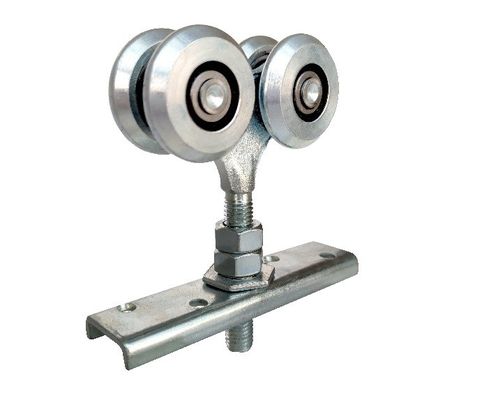 44mm 1,73 » fers blancs accrochants de zinc de rouleaux de porte coulissante avec l'incidence