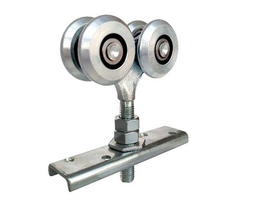 44mm 1,73 » fers blancs accrochants de zinc de rouleaux de porte coulissante avec l'incidence