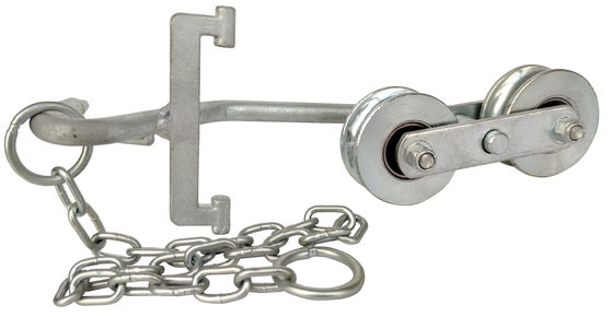 Câble blanc de Garrucha Para Banano de zinc de D64mm par l'intermédiaire de rouleau de chariot à banane de Para Banano