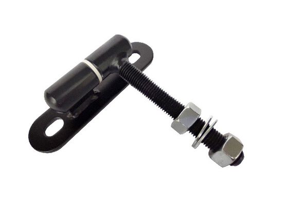 Boulon M16 sur le matériel réglable de charnière de porte de noir de jardin résistant pour la porte d'oscillation en acier