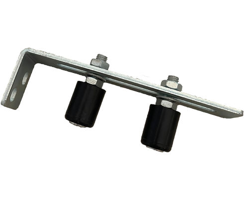 Zinc blanc de glissement de porte de guide supérieur de rouleaux en nylon réglables de la parenthèse 40x30