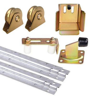 kit de matériel de porte coulissante d'ouvreur de porte de voie de roue de porte de glissement de 100mm