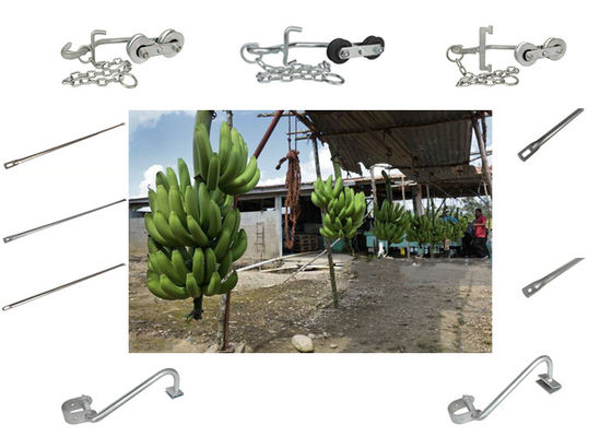 Rouleau industriel de benne suspendue de banane de la ferme 250KG pour le matériel facile de transport