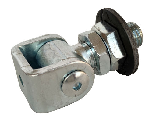Boulon court résistant d'oscillation en métal de porte de matériel réglable de charnière avec le plat rond d'écrou