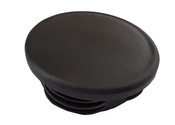 75mm 90mm 6 pouces plastique rond de Post Caps Black de barrière de 8 pouces