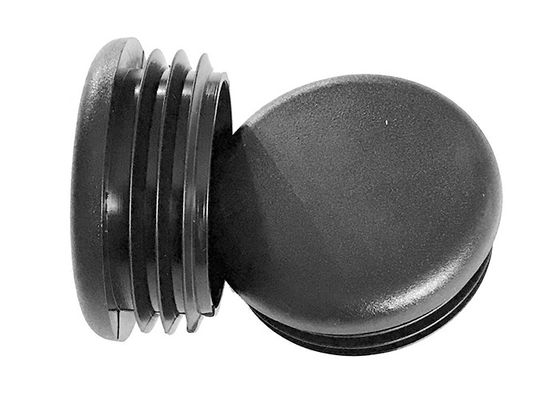 75mm 90mm 6 pouces plastique rond de Post Caps Black de barrière de 8 pouces