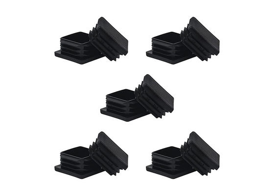 2 po. X 2 po. Chapeau en plastique de courrier de place noire pour la barrière 50mmx50mm 100mmx100mm