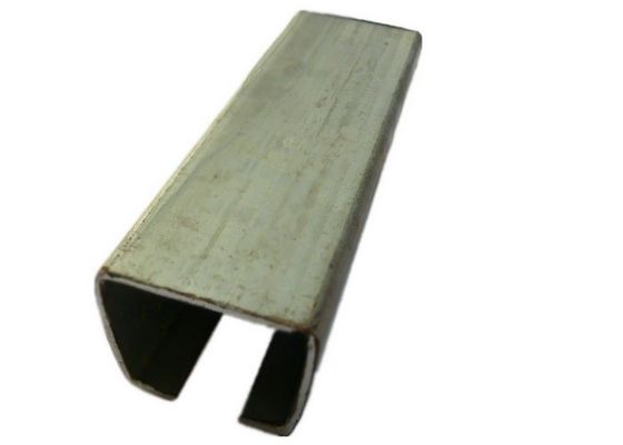 profil blanc de voie de plancher de porte de glissement du zinc 70x59