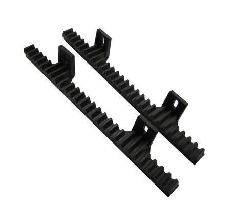 Ouvreur 34cm de porte de glissement de support et de pignon de barre d'acier 2 crochets du nylon noir M4 incorporé