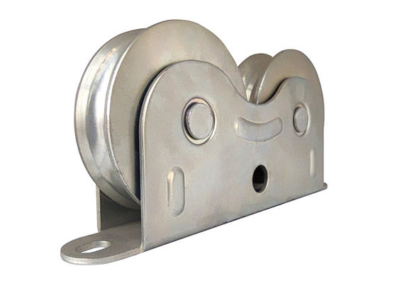 152.4mm rouleau de porte de roue de grande de glissement de 6 pouces double roue de porte