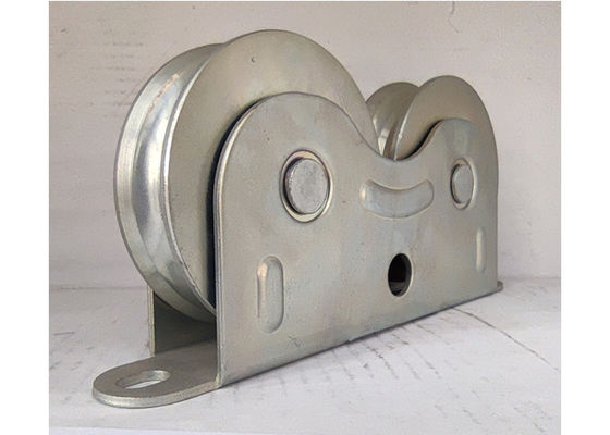 152.4mm rouleau de porte de roue de grande de glissement de 6 pouces double roue de porte