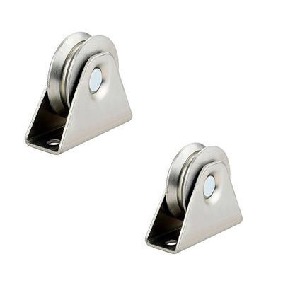 le rouleau de porte de glissement de 3,15&quot; de 80Mm roule les incidences simples de porte