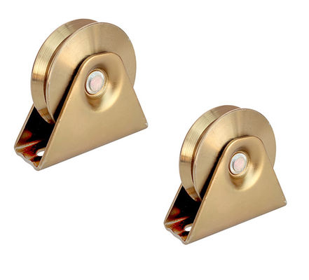 le rouleau de porte de glissement de 3,15&quot; de 80Mm roule les incidences simples de porte