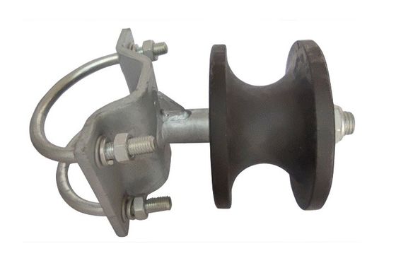 Cannelure ronde en nylon 4&quot; de rouleau en porte-à-faux de Gate Steel Nylon de barrière