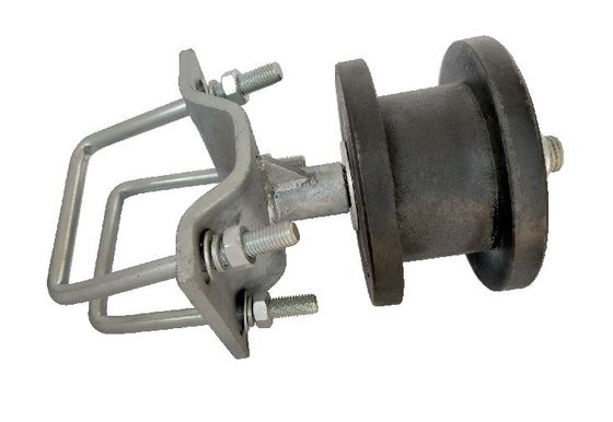 Cannelure ronde en nylon 4&quot; de rouleau en porte-à-faux de Gate Steel Nylon de barrière