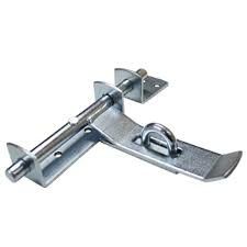Individu rotatif blanc d'anti d'ascenseur boulon en aluminium de porte coulissante fermant à clef l'or argenté 1115.5g externe