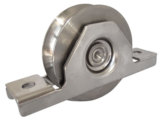 Accessoires de porte de glissement 3&quot; porte en acier de cannelure de la roue V avec 6202 soutenant