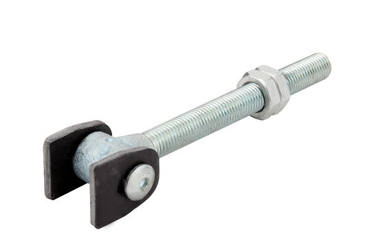 Charnière de soudure réglable de porte d'oscillation avec le boulon de fil et la partie ronde