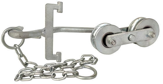 Rouleau argenté de chariot à ferme de banane de 64mm fonctionnant facilement