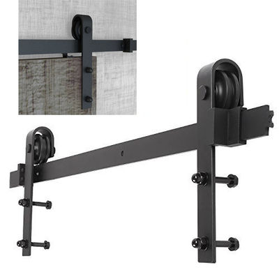 Matériel intérieur de Matte Black Sliding Barn Door 2 mètres
