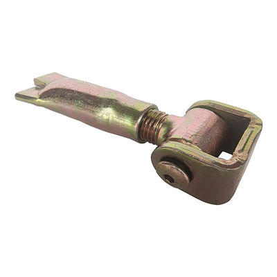 Charnière réglable galvanisée de porte de tête ronde en acier avec le long tube