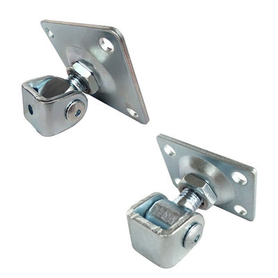 Charnière inférieure supérieure réglable de porte de porte en acier avec le plat pour des portes