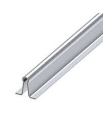 V voies de porte accrochantes de cannelure 2.9m réglables galvanisés argentés 5.8m