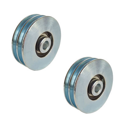 Double cannelure de rouleau en acier de porte coulissante avec l'incidence simple 6204