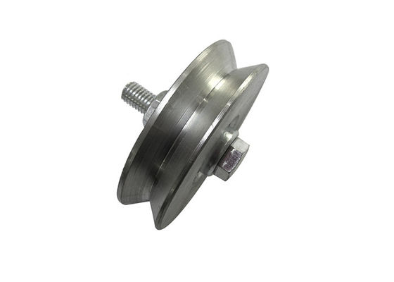 Q235 roue de porte de glissement de cannelure en métal V avec le boulon