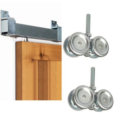 La roue de porte de grange de Kit Sliding Door Box Rail de cintre a galvanisé l'acier